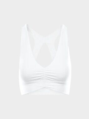 Aritzia Butter Volley Sports Bra White XS